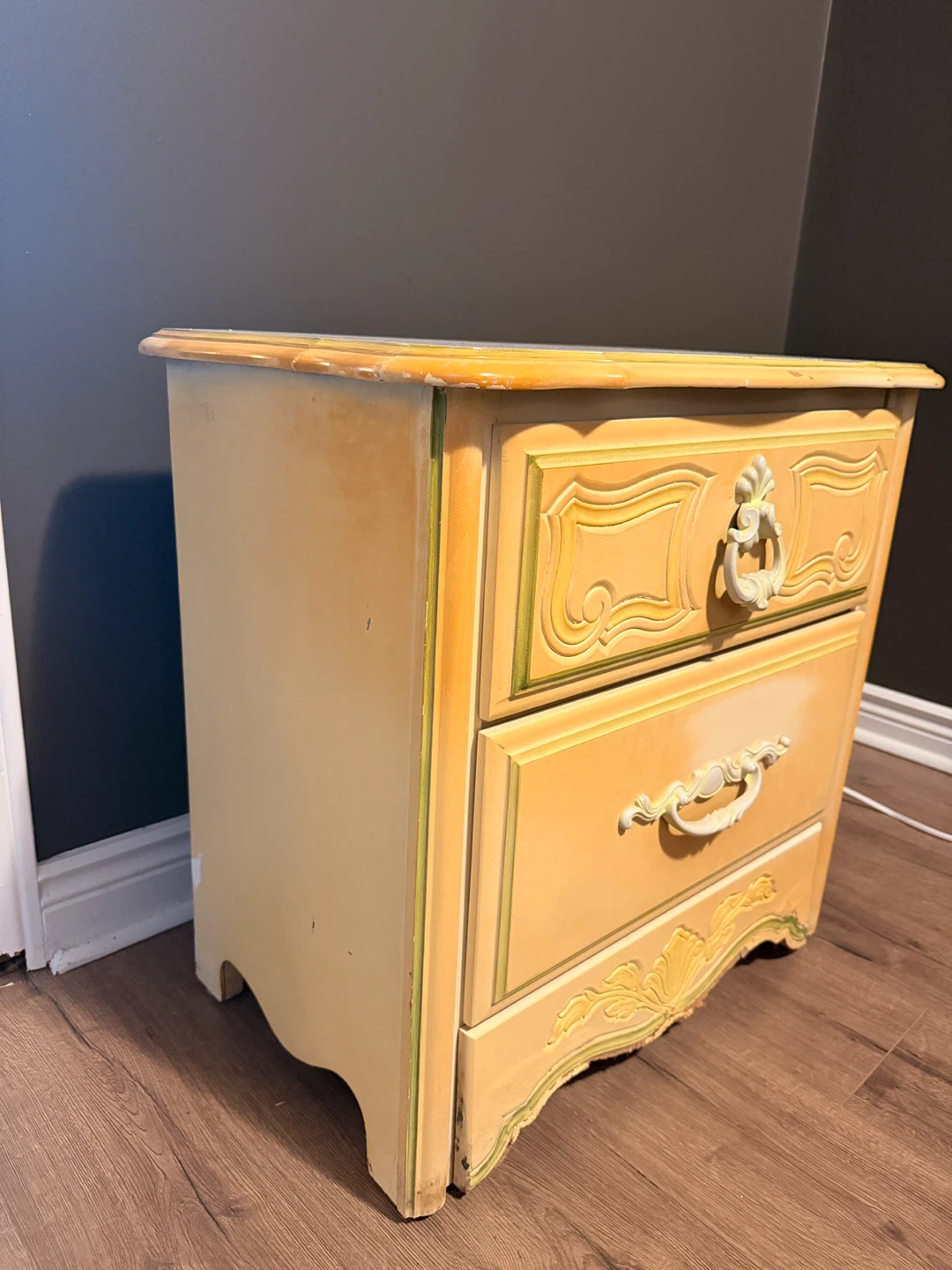 Wood Nightstand - photo 2