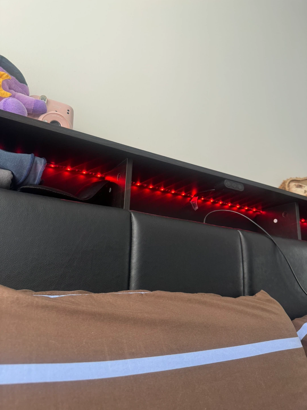 Queen Bed with LED headboard and under Storage - photo 4