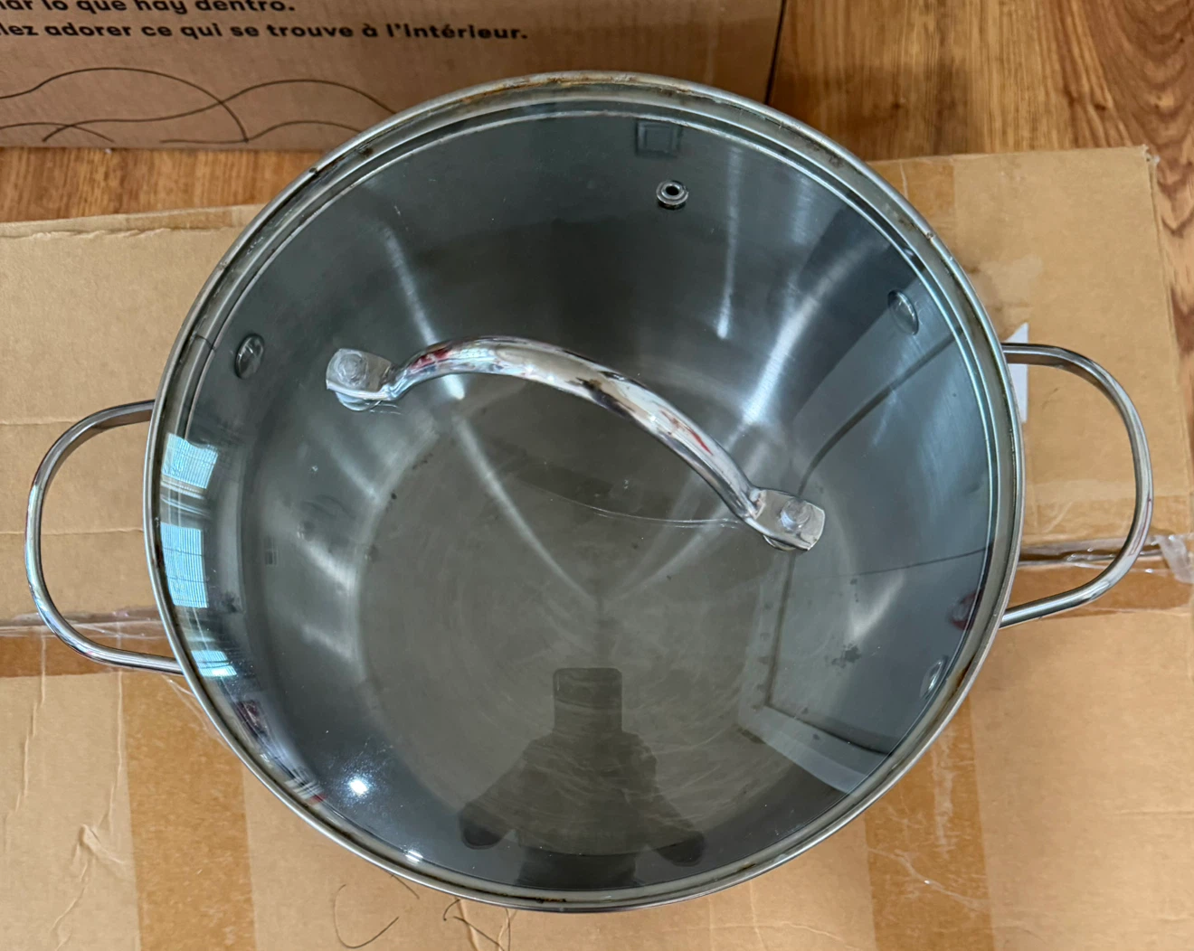 Stainless Steel Stock Pot with Glass Lid (3 QTR)