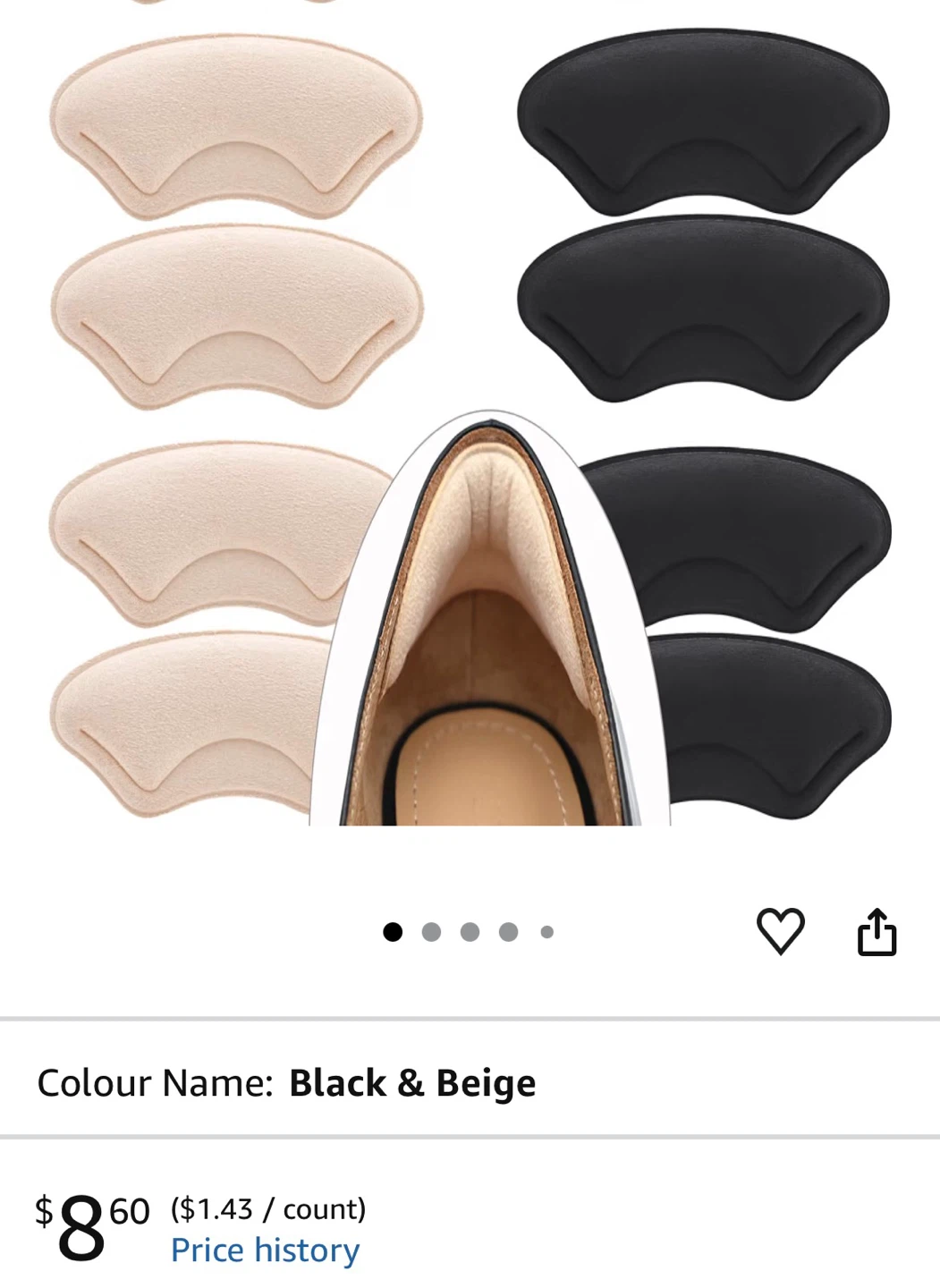 Heel Cushions, 3 Pairs - photo 3