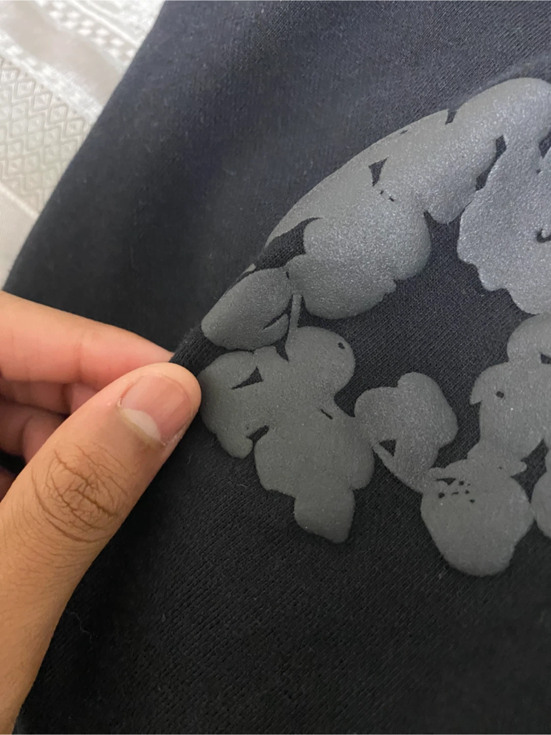 Denim Tears Monochrome hoodie Cotton Wreath - photo 3