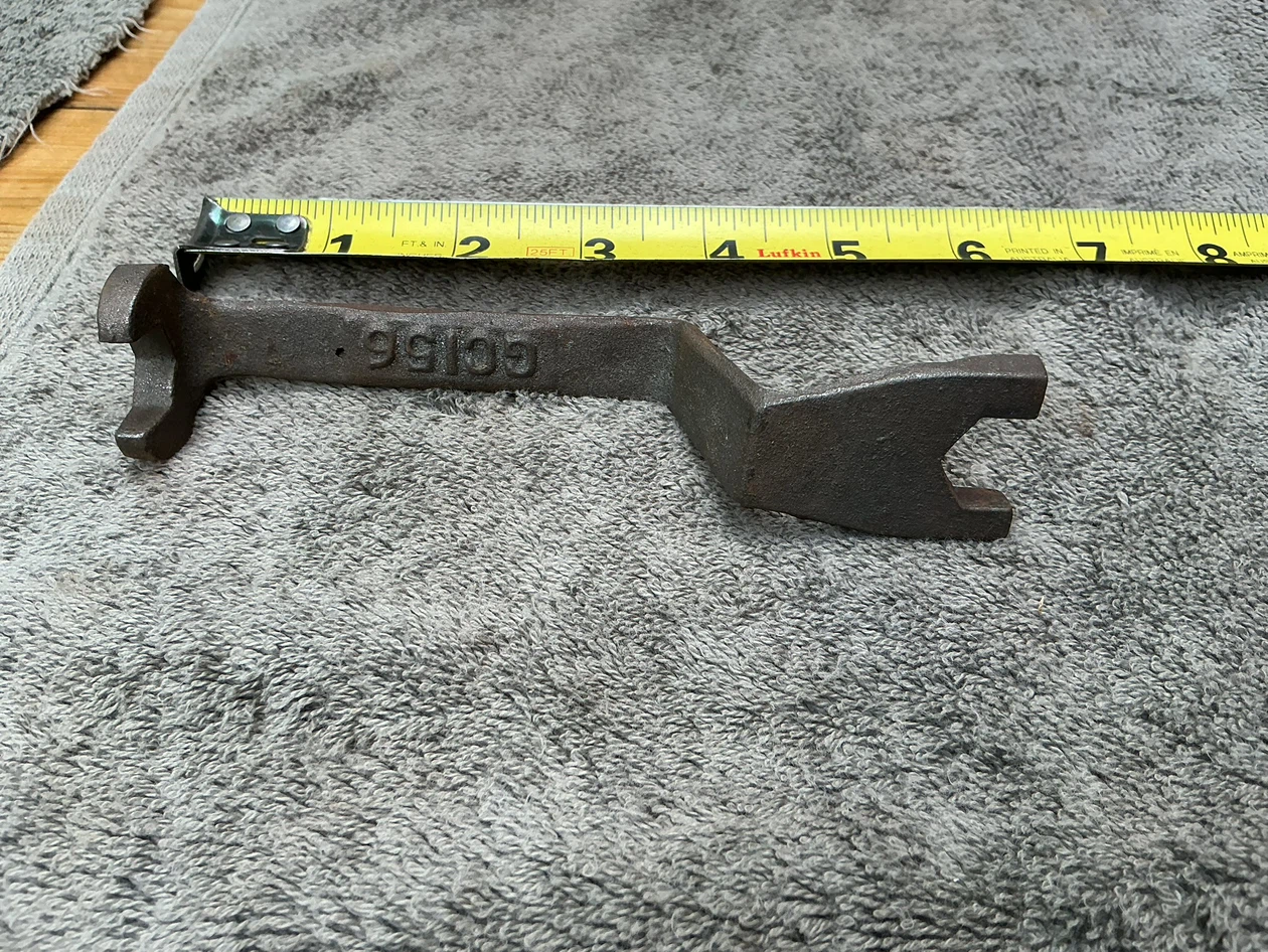 Can Anyone Tell Me Anything About GC156 Cast Iron Wrench ?