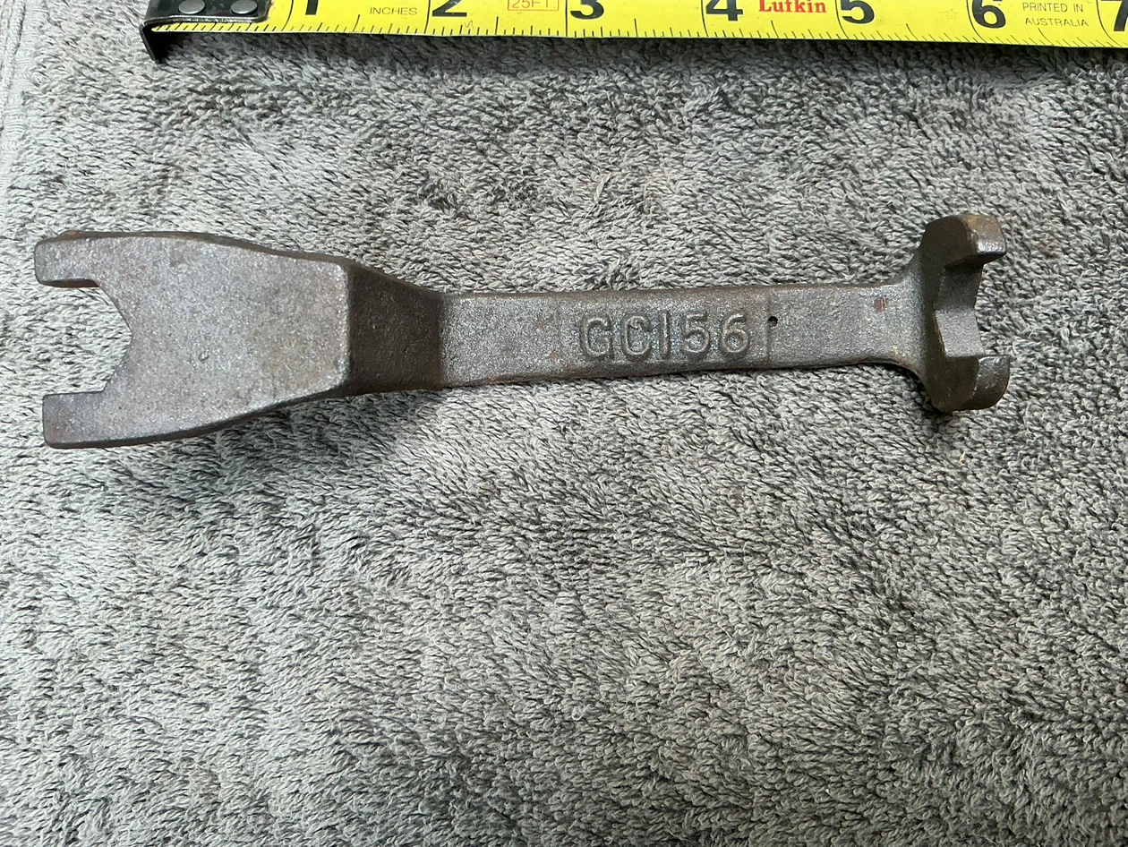 Can Anyone Tell Me Anything About GC156 Cast Iron Wrench ? - photo 2
