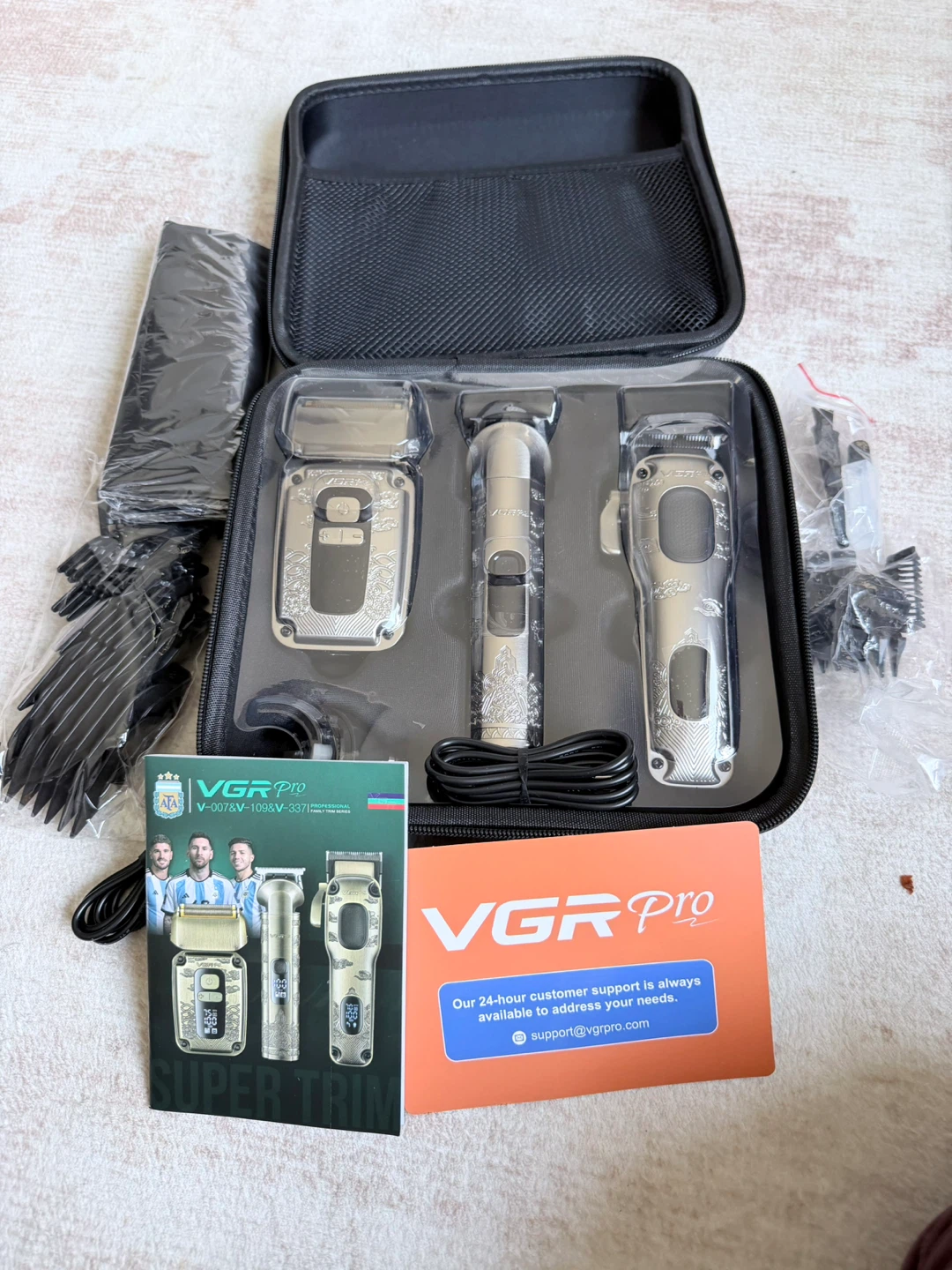VGR V-007 V-007B-108V-307 Hair Clipper Set