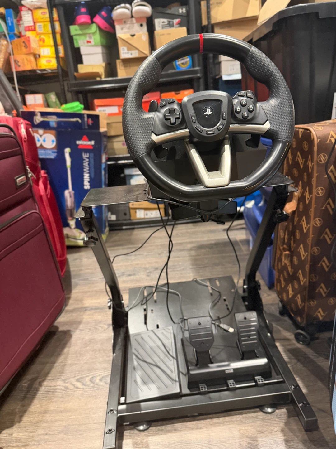 PlayStation Racing Wheel and Pedals