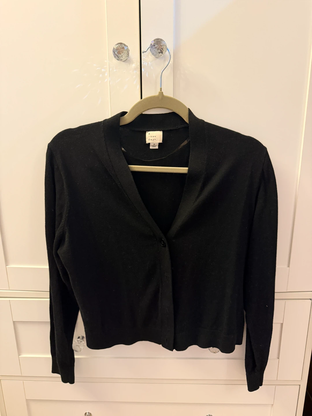 Black Cardigan Sweater