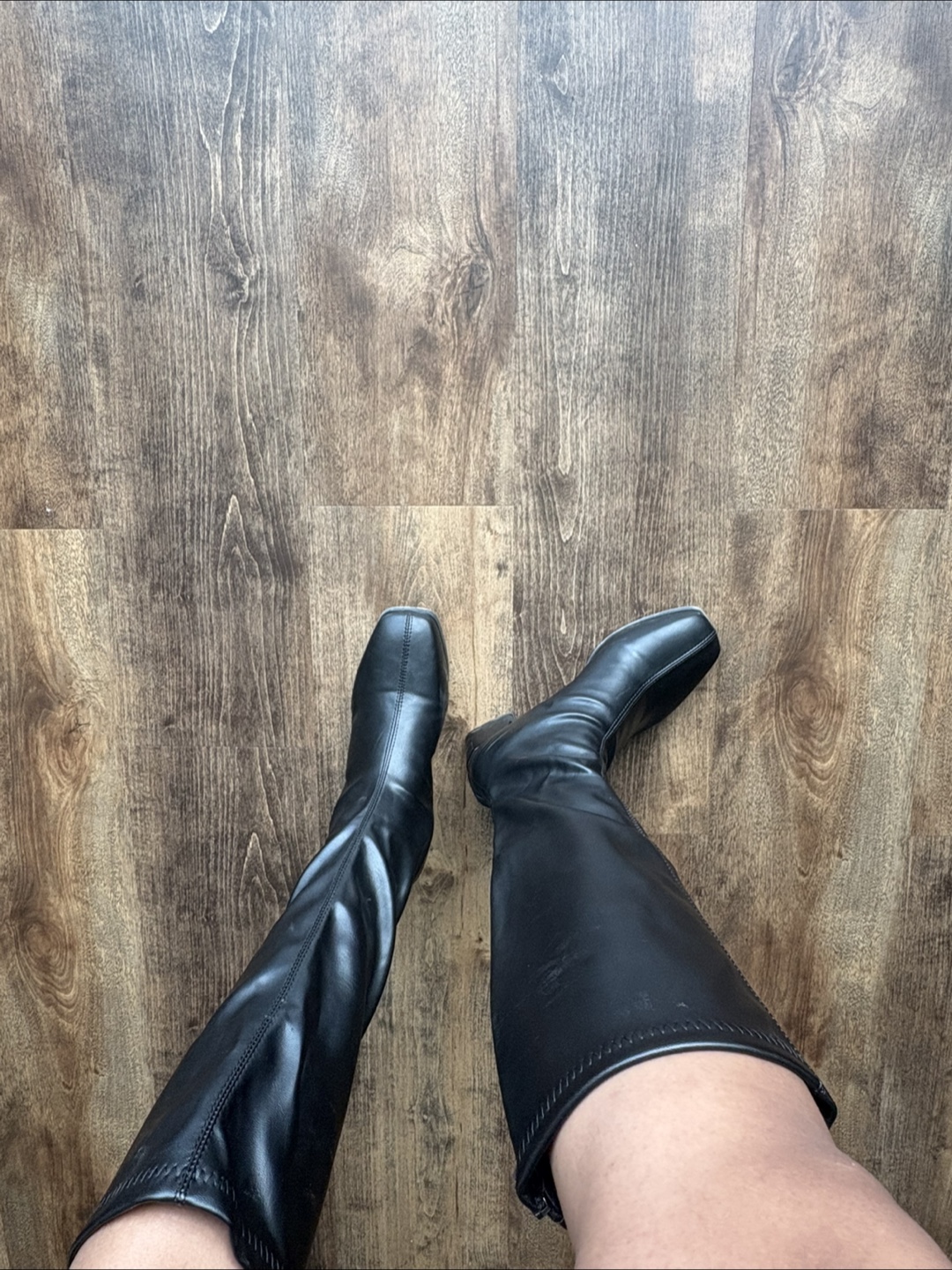 Black Knee-High Boots