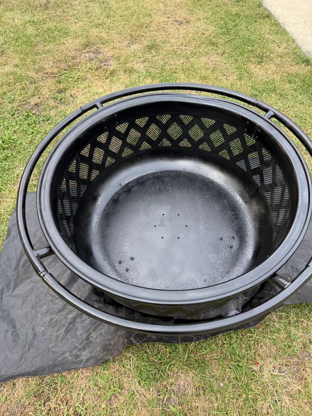 Black Metal Fire Pit - photo 2
