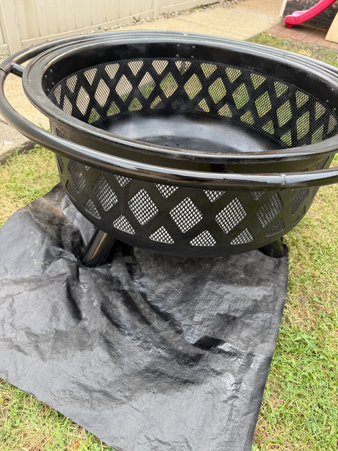 Black Metal Fire Pit - photo 4