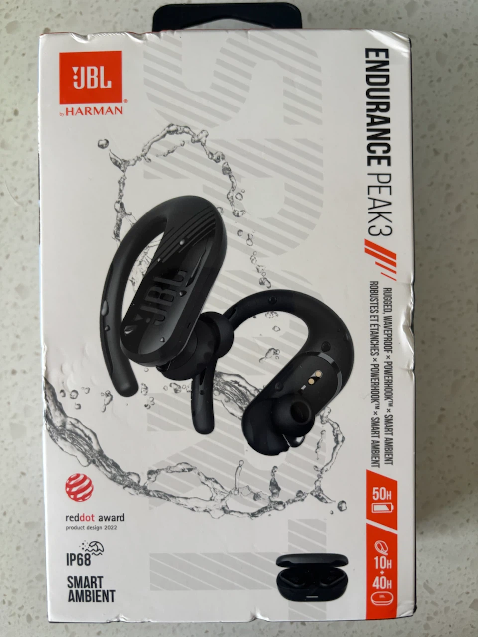 JBL Endurance Peak 3 Wireless Earbuds