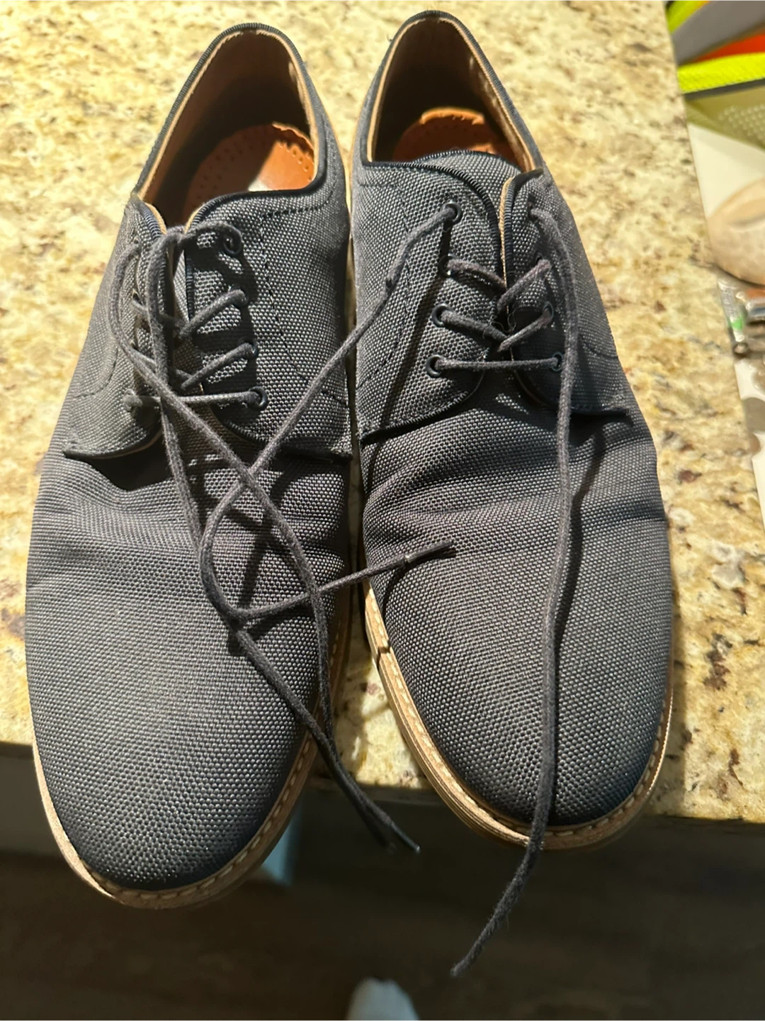 ALDO Men's Dark Grey Oxford Shoes - photo 2