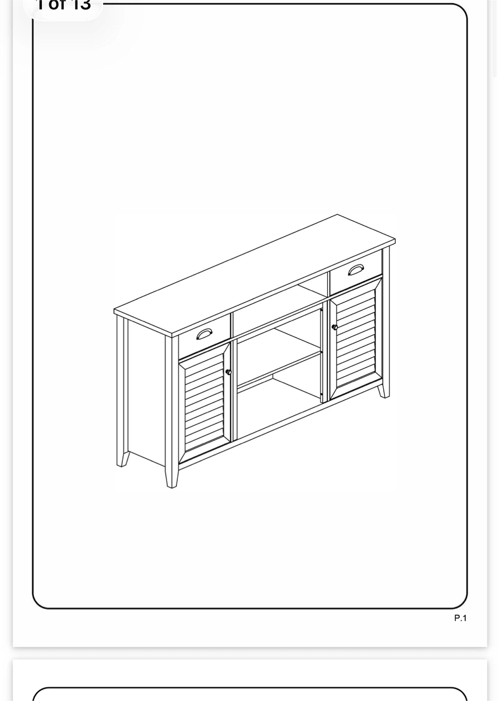 Wayfair Rusden TV stand for TVs upto 65”