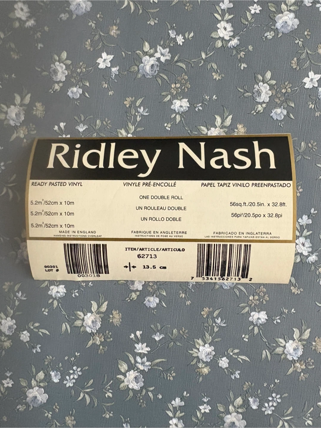 Ridley Nash Floral Wallpaper Roll