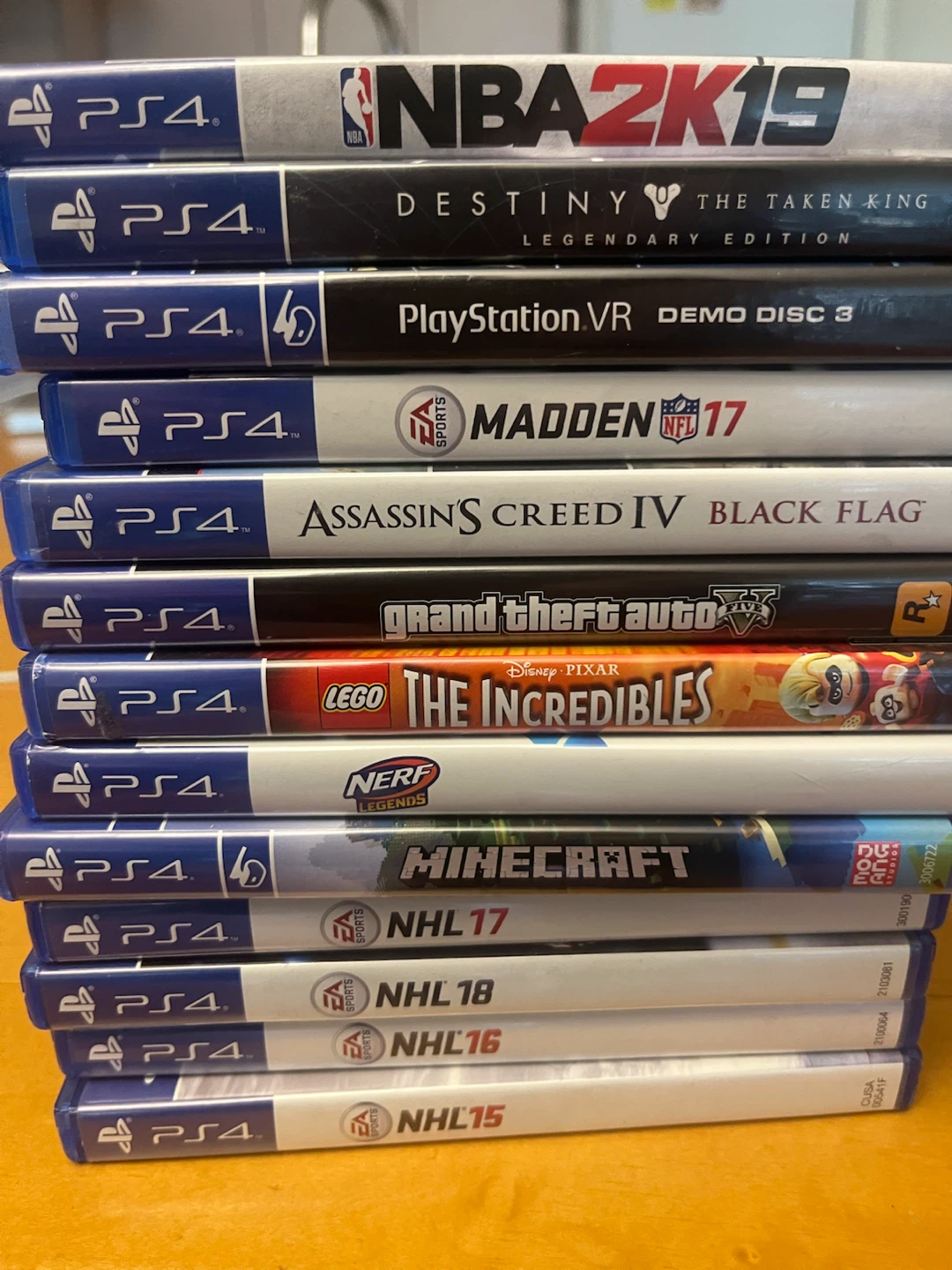 Set of 13 PS4 Games