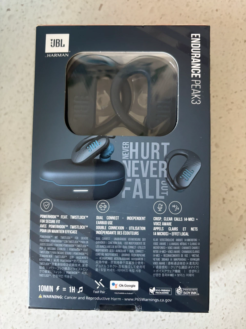 JBL Endurance Peak 3 Wireless Earbuds