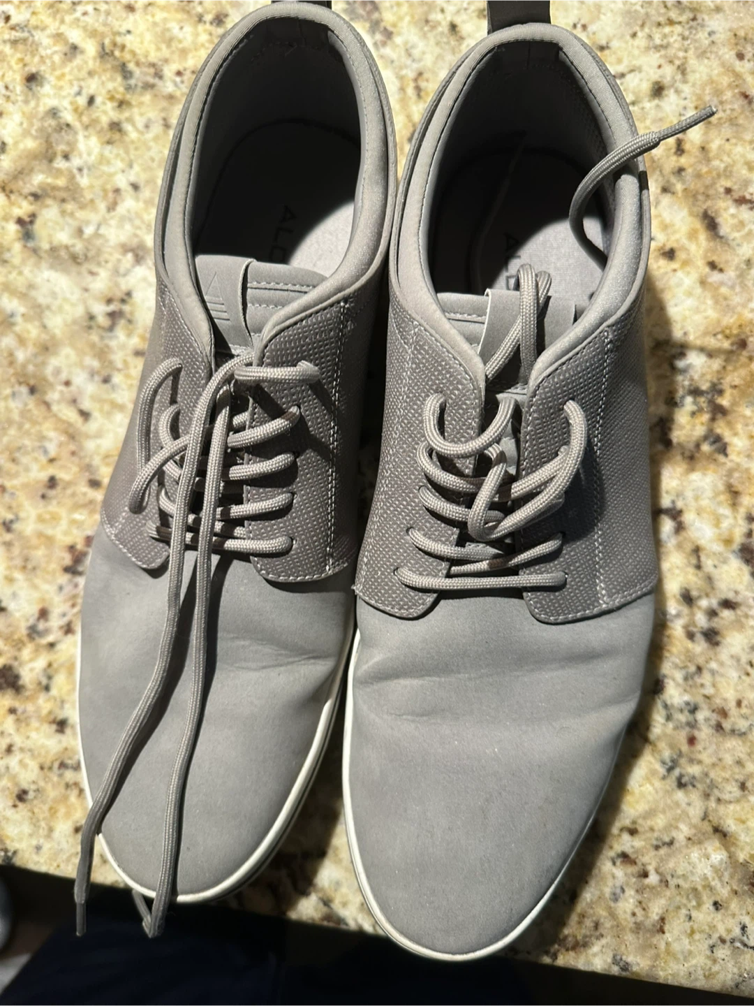 ALDO Grey Suede Sneakers