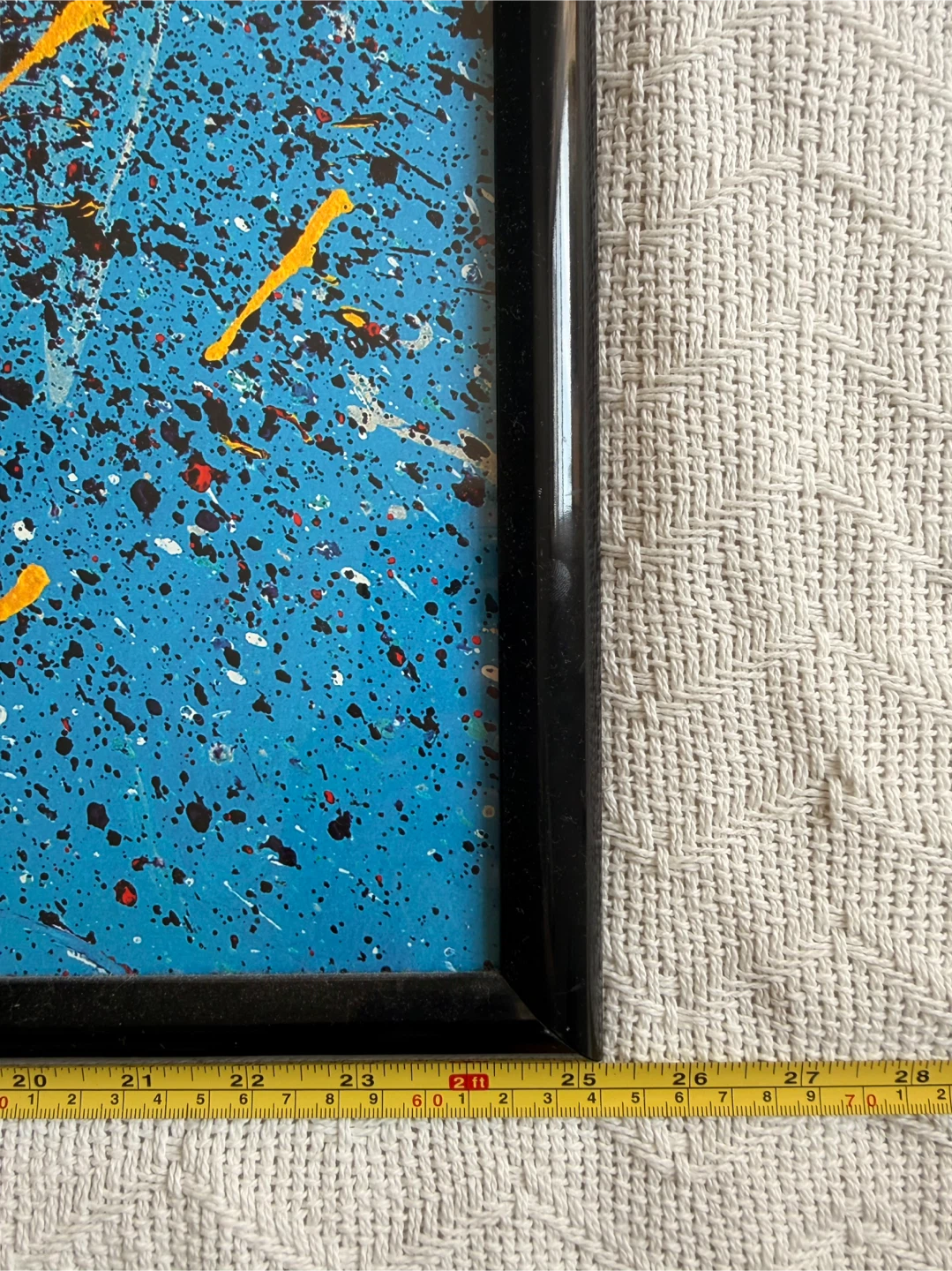 Abstract Wall Art Print in Black Frame 25” x 33” - photo 5