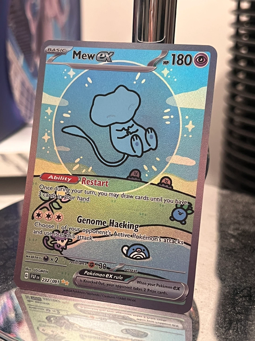 Pokemon Mew EX Card - Bubble Mew - photo 2