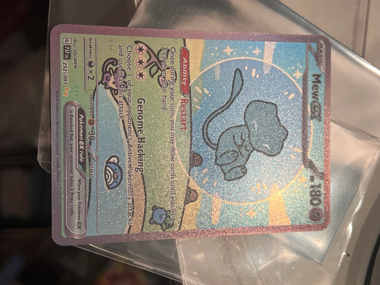 Pokemon Mew EX Card - Bubble Mew - photo 3