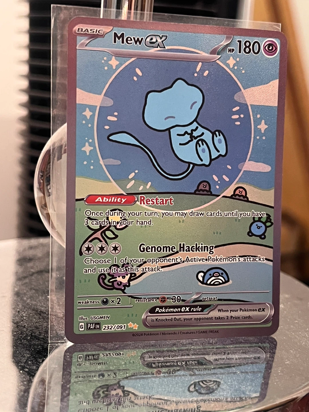 Pokemon Mew EX Card - Bubble Mew - photo 5