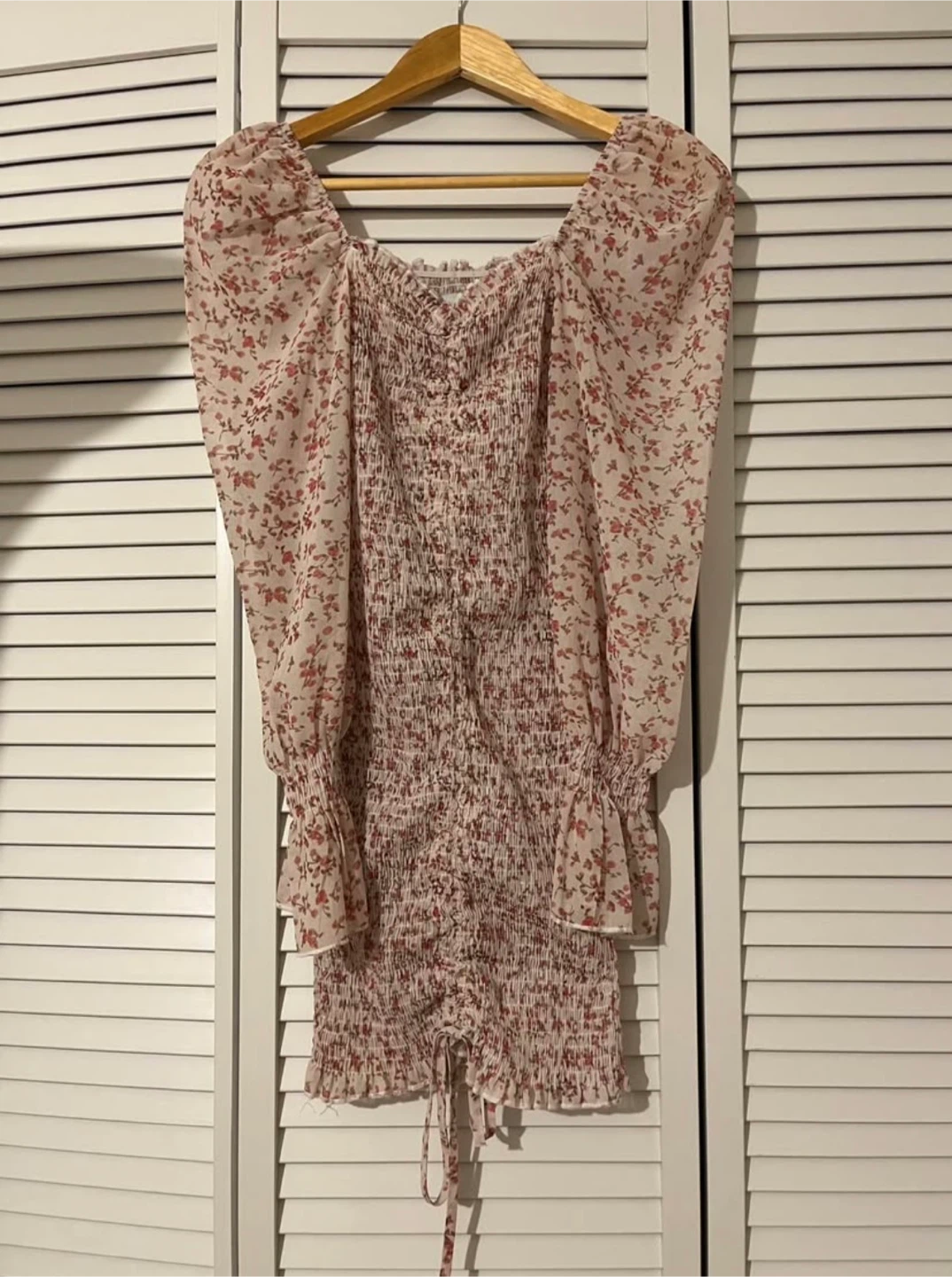 Princess Polly Floral Ruched Mini Dress size 0 - photo 3