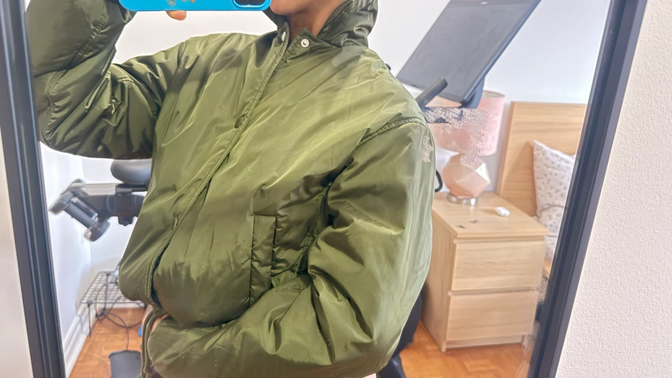 Tna Coaches Jacket Olive Green