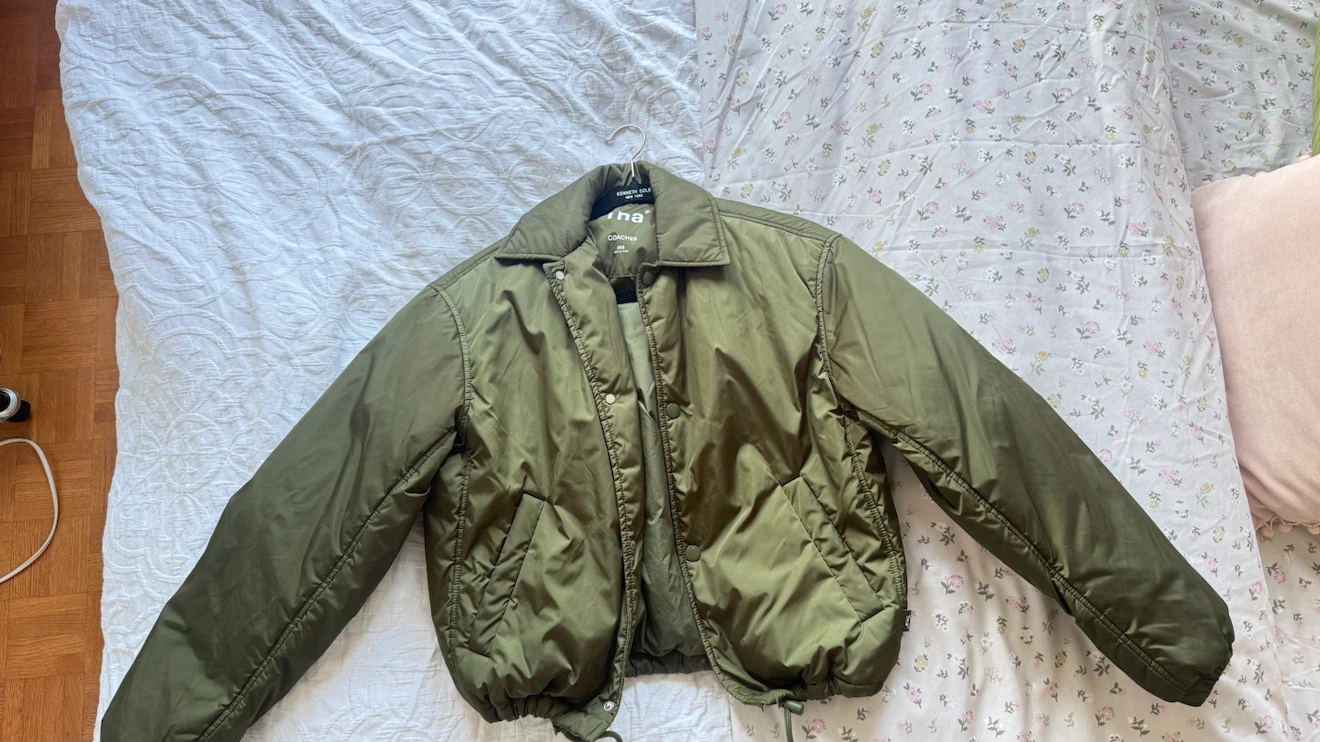 Tna Coaches Jacket Olive Green - photo 3