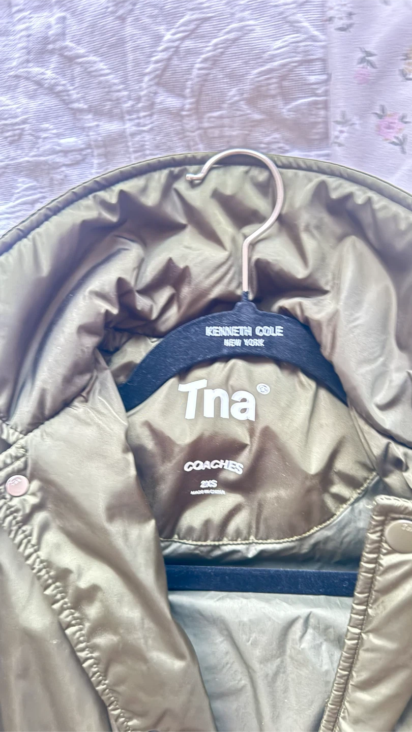 Tna Coaches Jacket Olive Green - photo 4