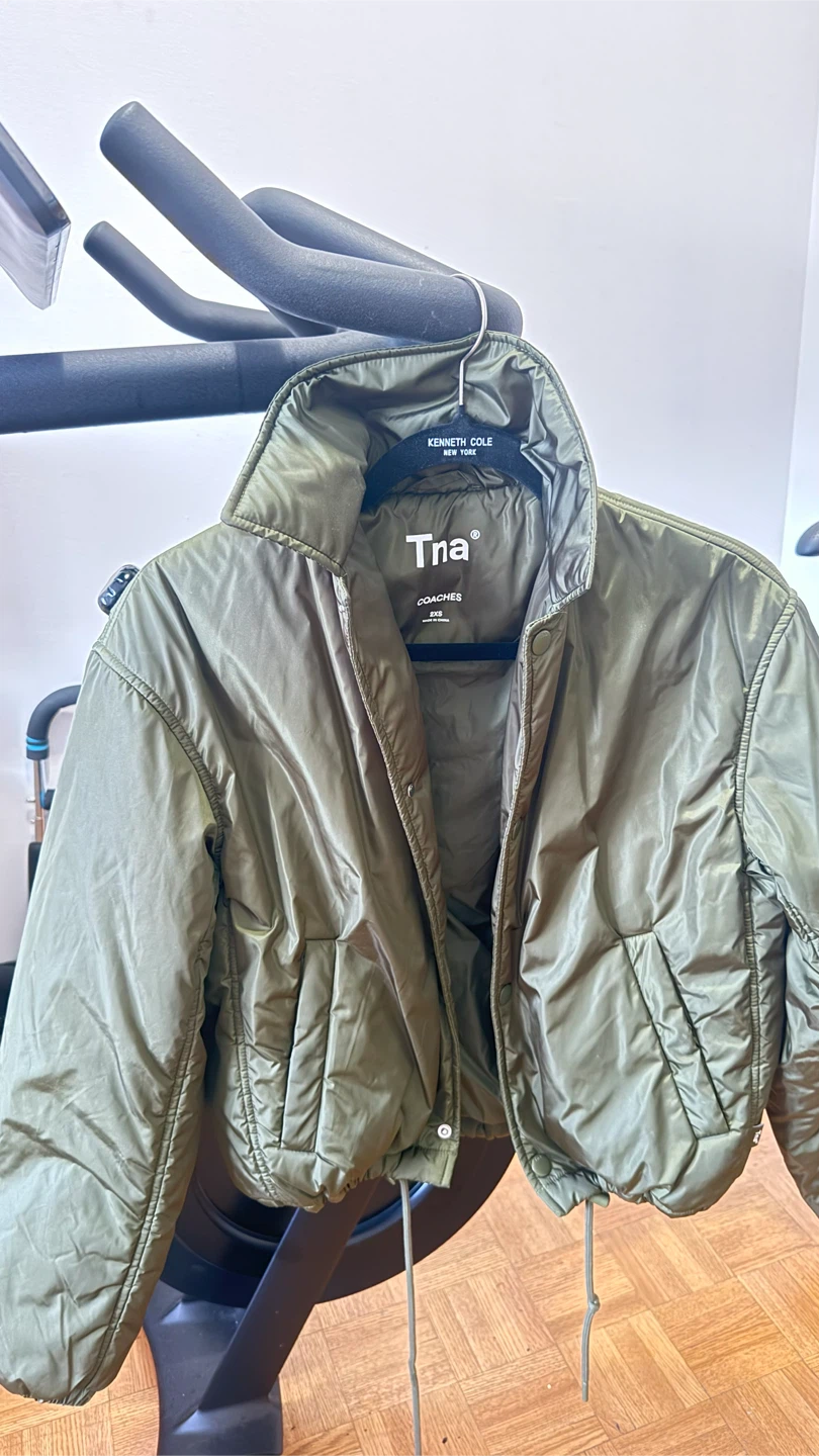 Tna Coaches Jacket Olive Green - photo 5