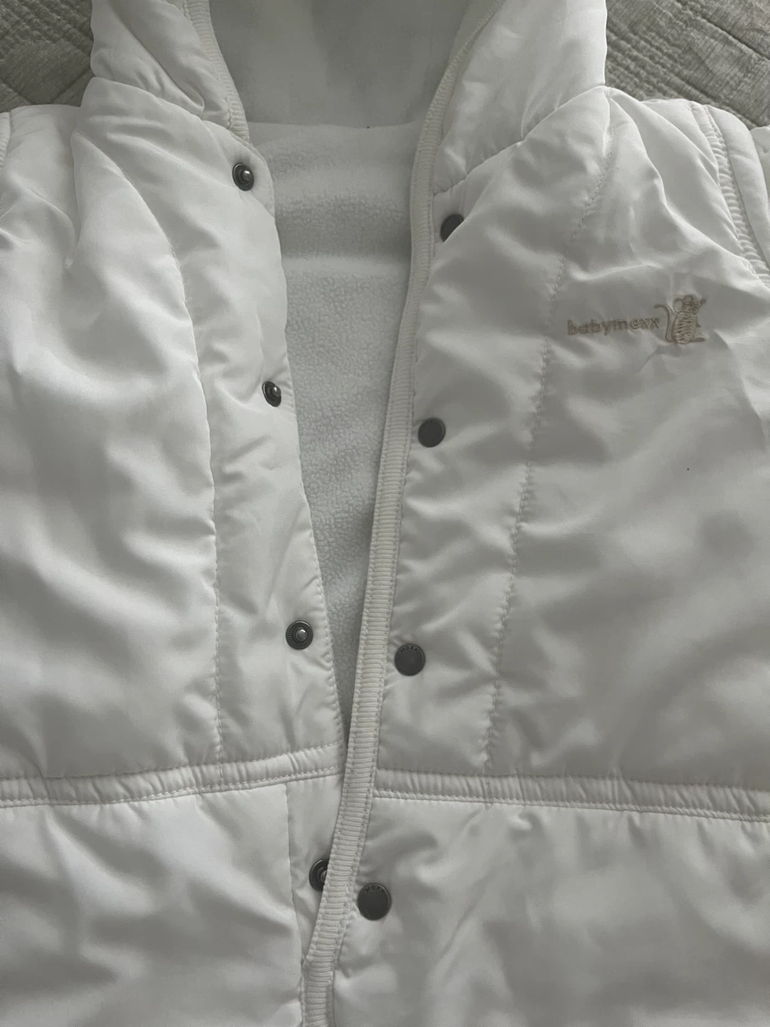 BabyMexx Snowsuit Bunting Bag 3-6 Months White - photo 2