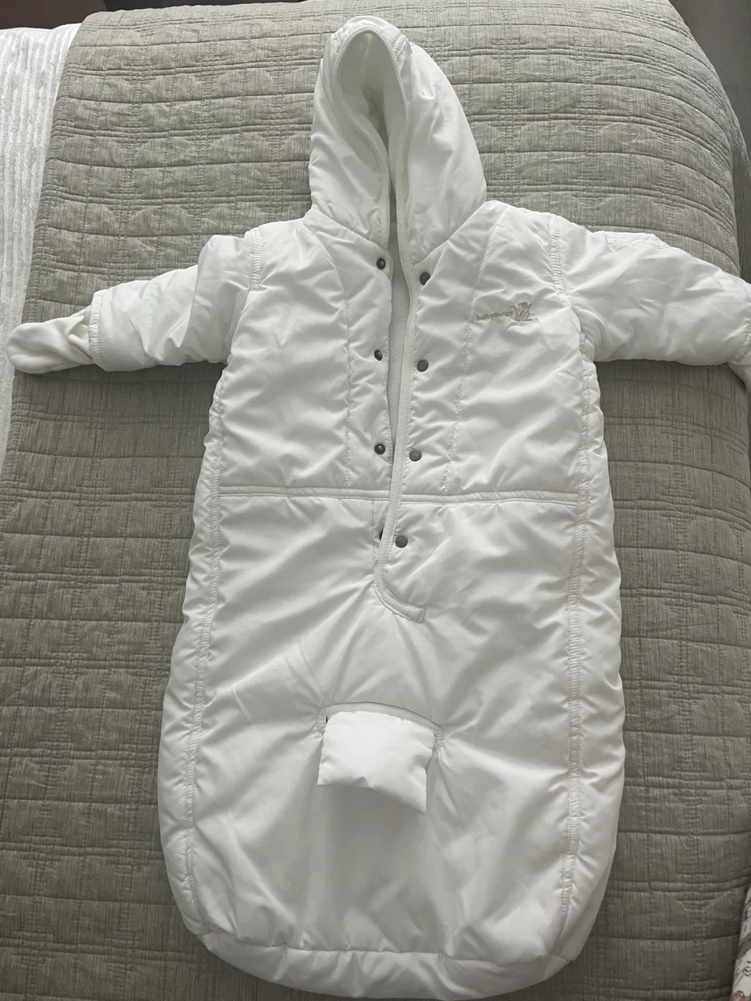 BabyMexx Snowsuit Bunting Bag 3-6 Months White - photo 5
