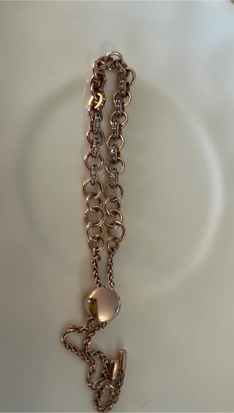 18k Rose Gold-plated on 925 silver Bracelet