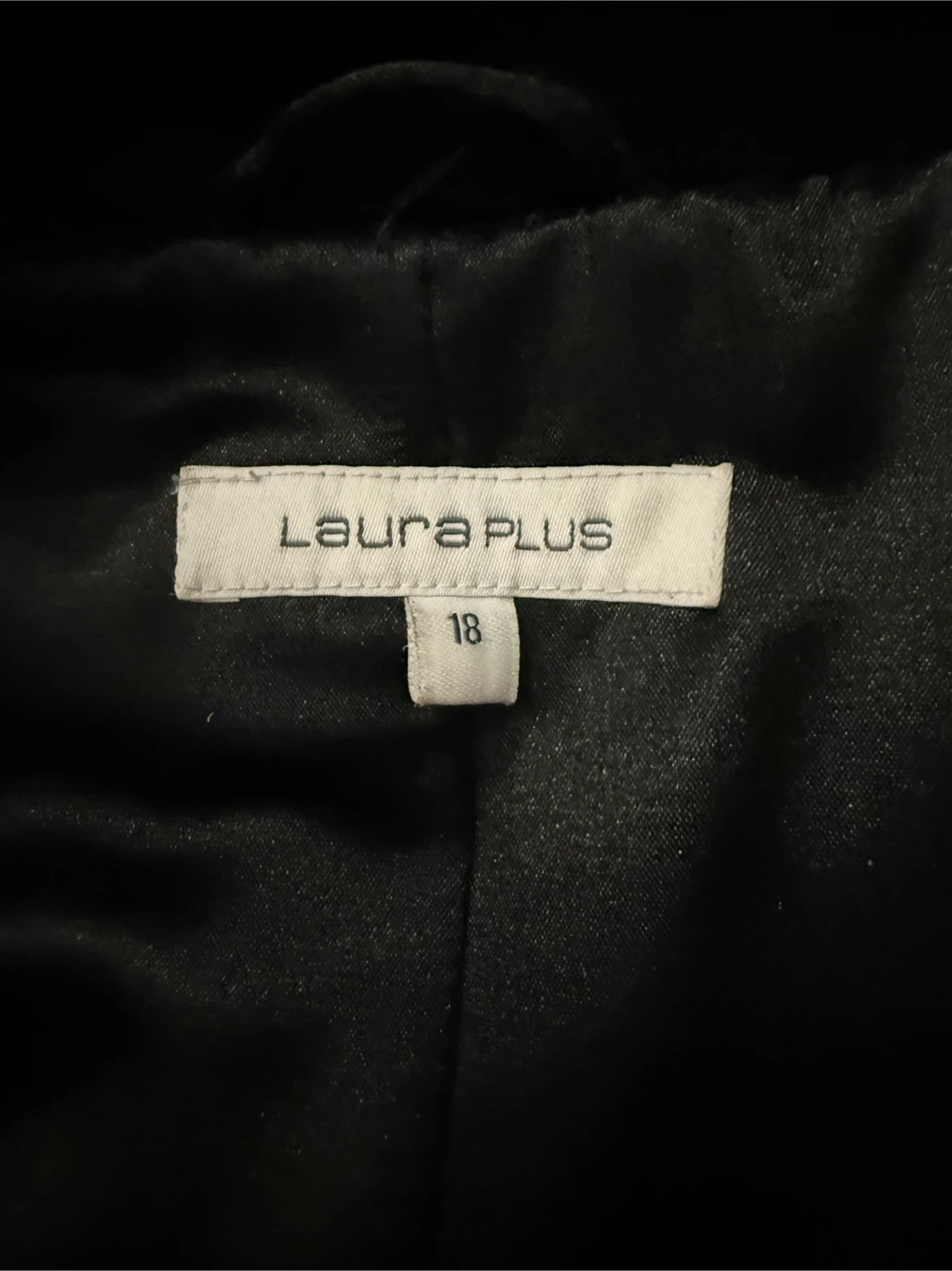Laura Plus black faux fur trimmed coat - photo 5