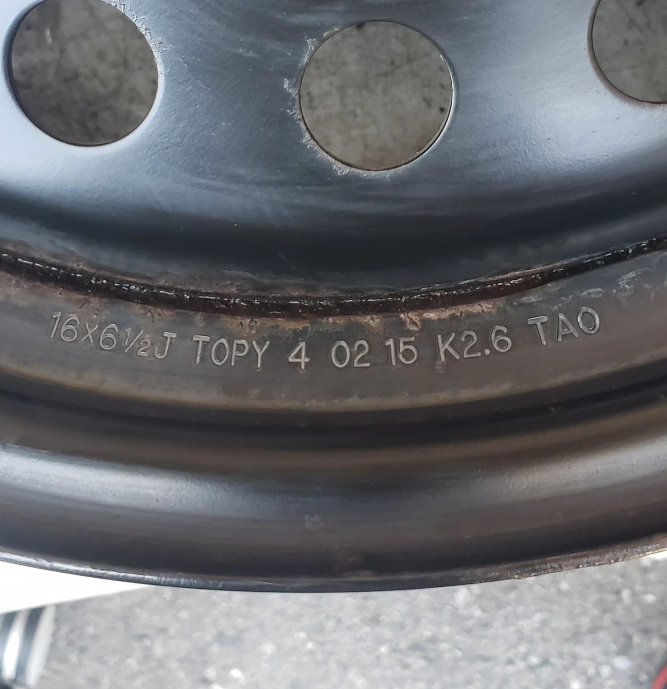 Honda Steel Wheels - 16x6.5J - photo 4