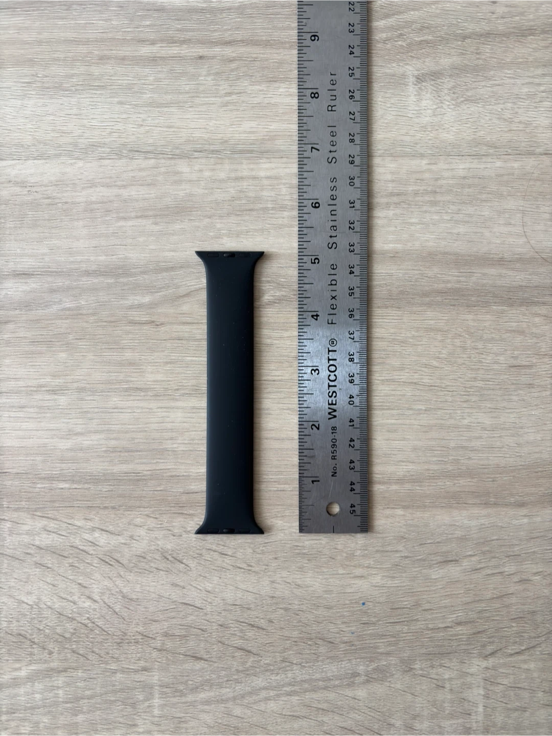 Apple Watch Band - Black Solo Loop, size 3