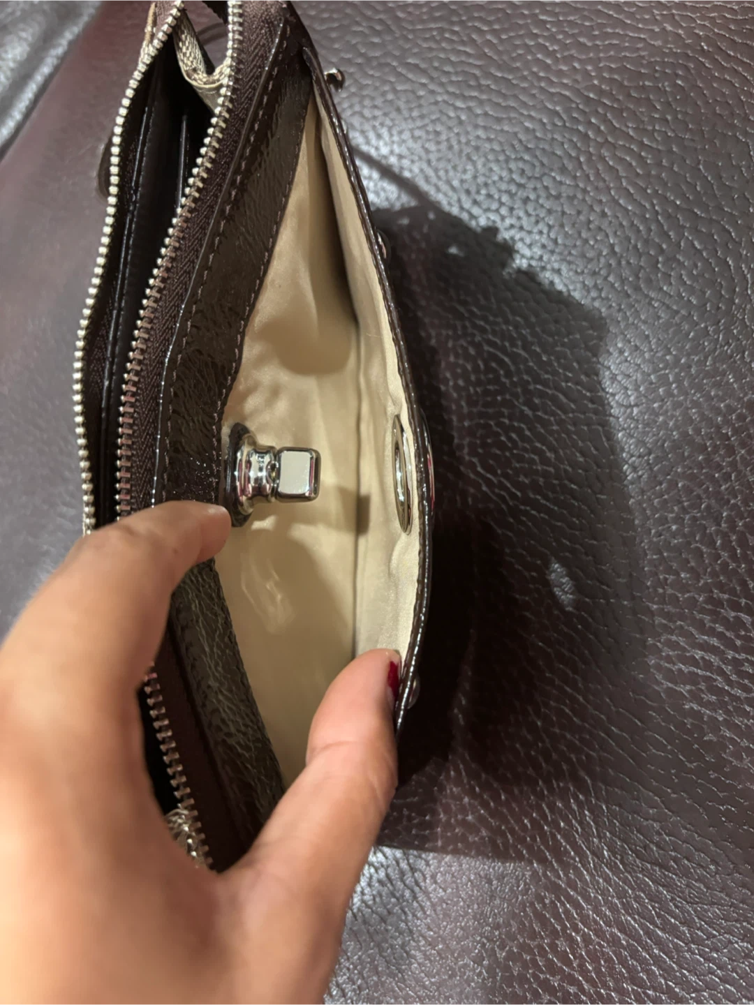 Coach Signature Canvas Wristlet - photo 5