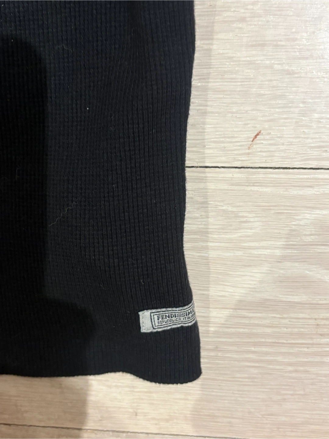 NWT Vintage Fendissime Fendi Sport Black Knit Italy Size M - photo 3