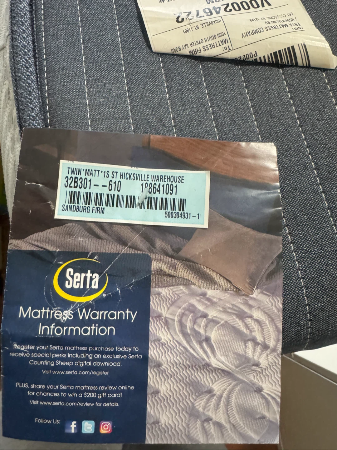 Serta Twin Mattress 11.5” - photo 2
