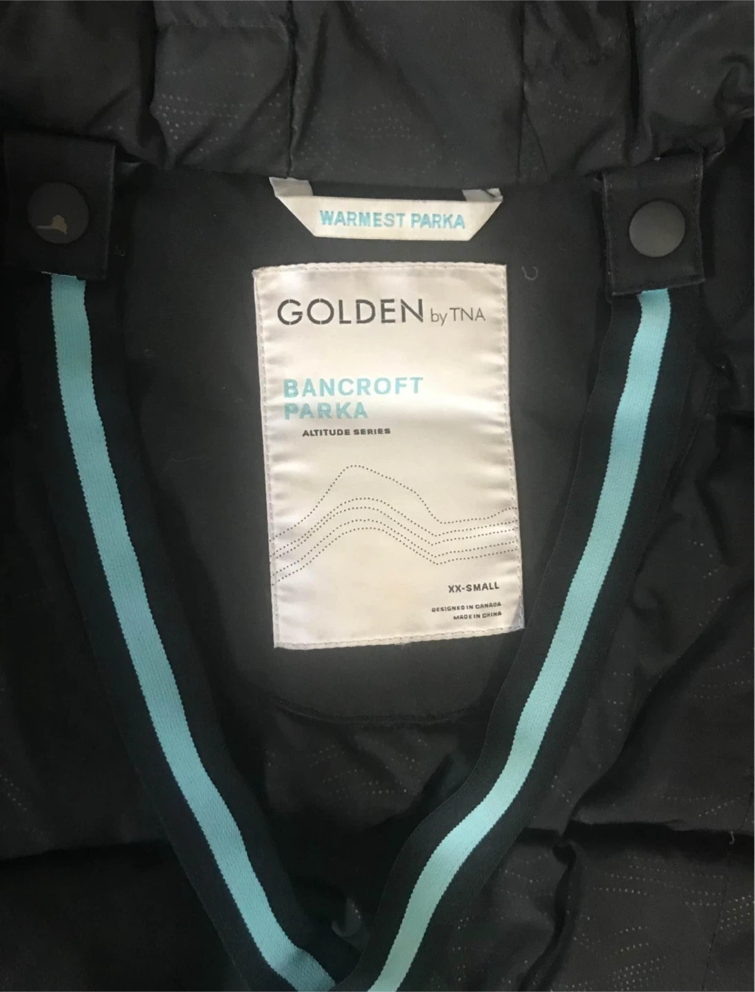 tna bancroft parka jacket xxs - photo 3