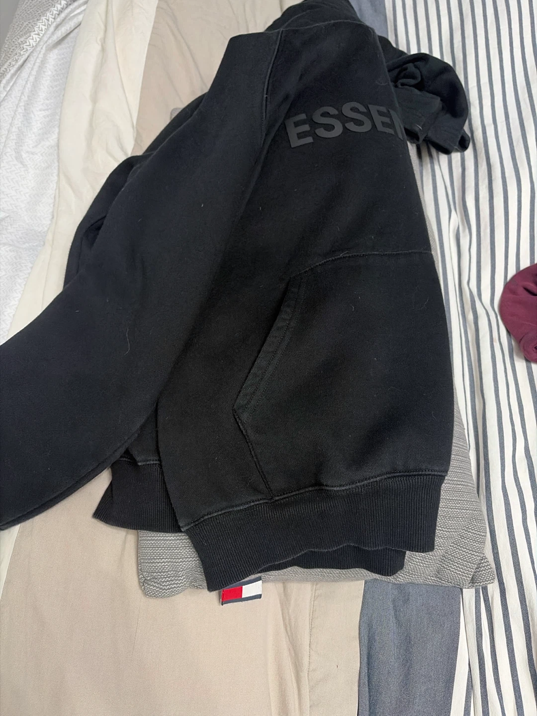 Black Essentials Hoodie - photo 4