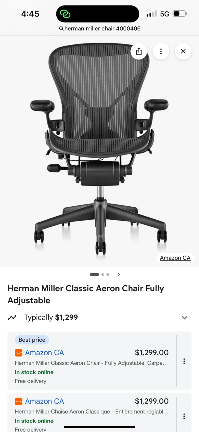 Herman Miller Aeron Chair