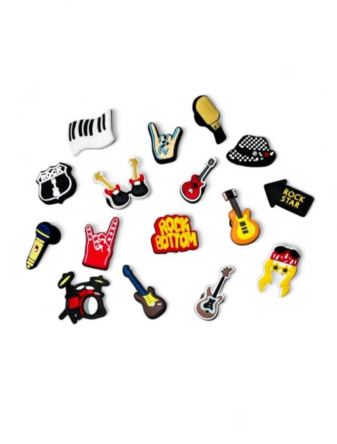Rockstar Croc Shoe Charms Gift Set | Music Lover & Concert