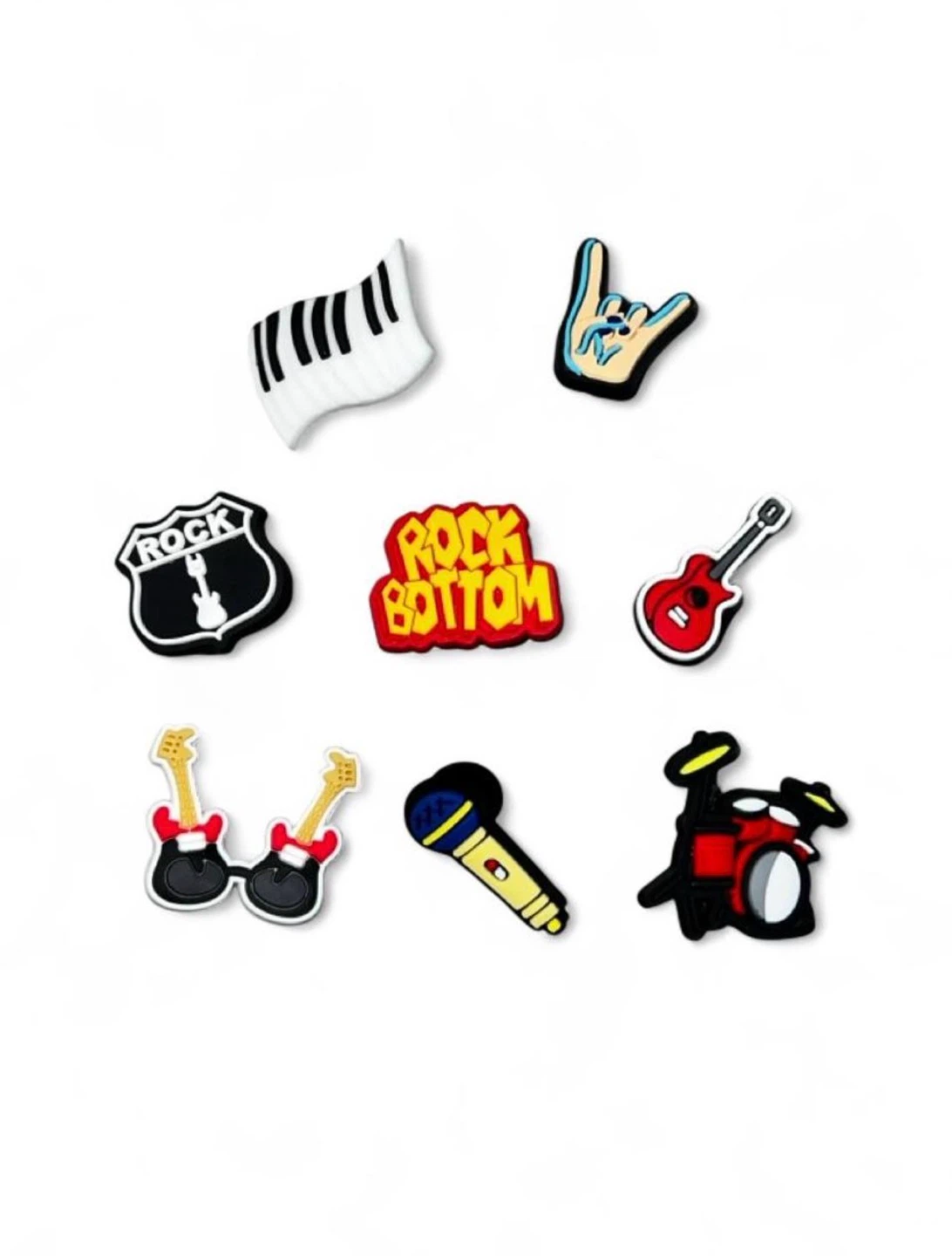Rockstar Croc Shoe Charms Gift Set | Music Lover & Concert - photo 2