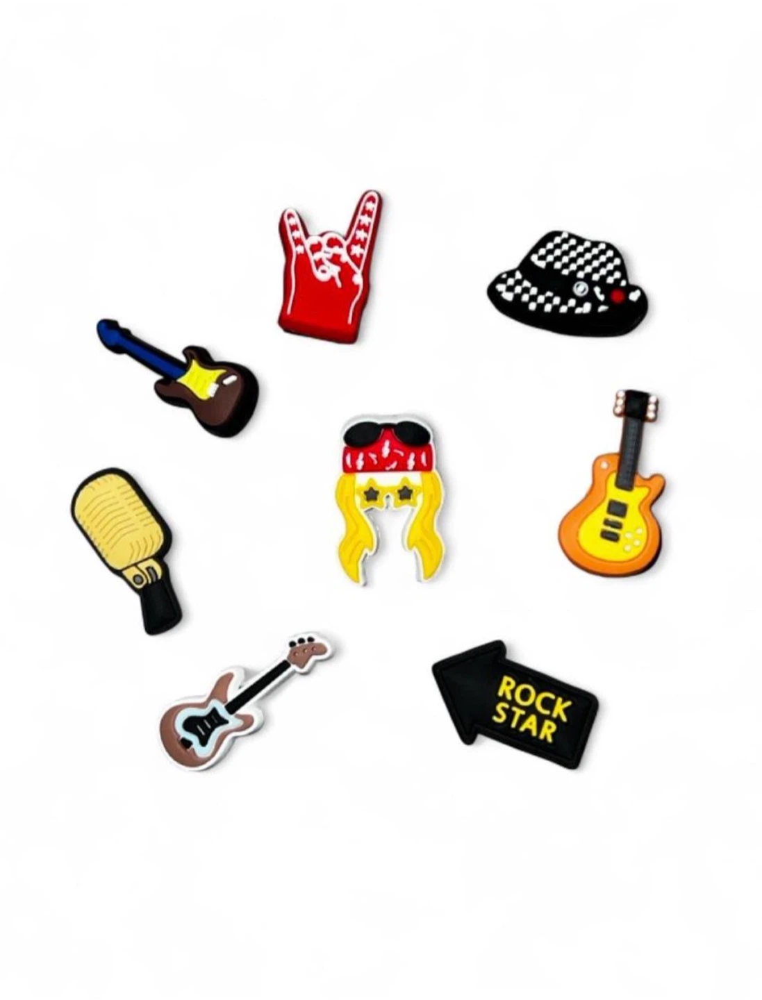 Rockstar Croc Shoe Charms Gift Set | Music Lover & Concert - photo 3