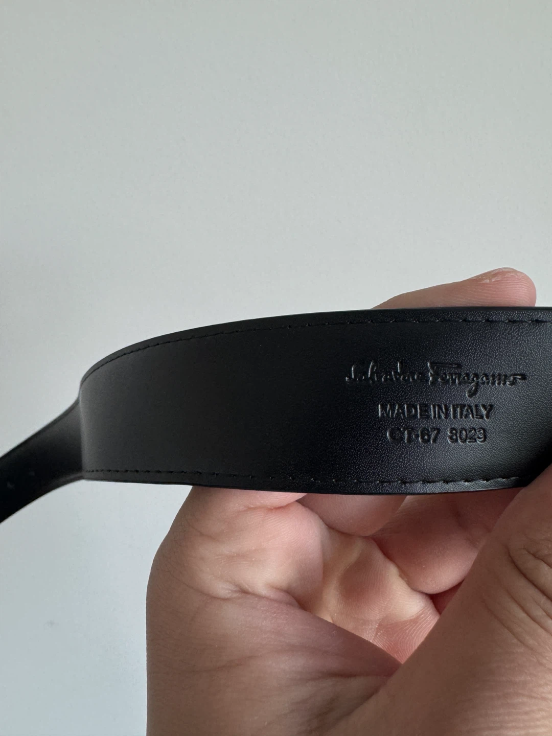 Salvatore Ferragamo Men’s Black Belt - photo 2