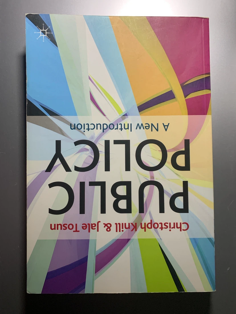Public Policy: A New Introduction by Knill & Tosun