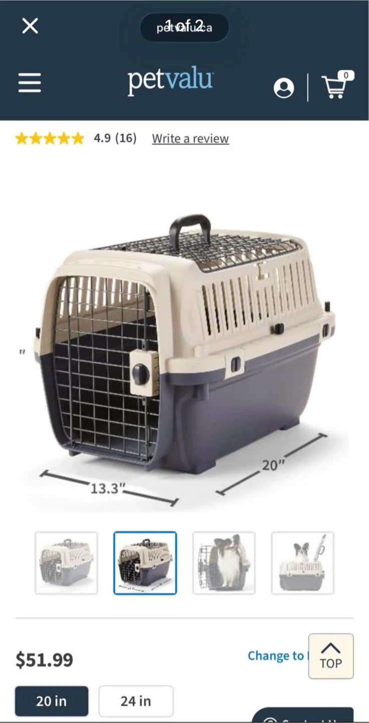 Pet Carrier Crate for Small Dogs or Cats - photo 2