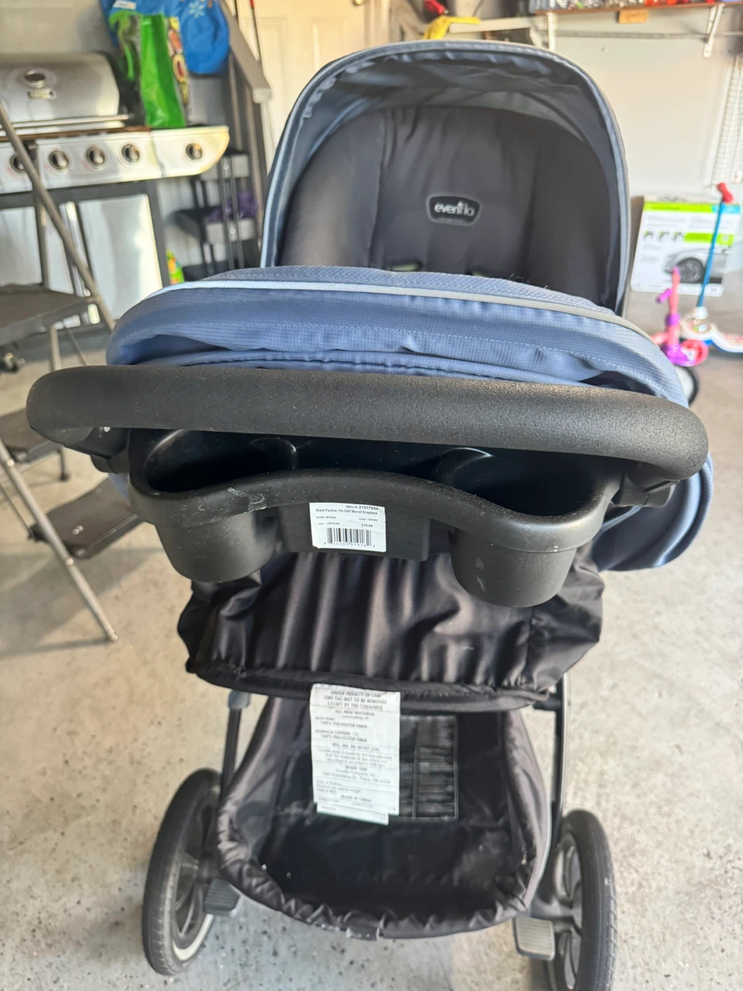 Evenflo Folio 3 Stroll and Jog Travel System - Skyline Blue - photo 2