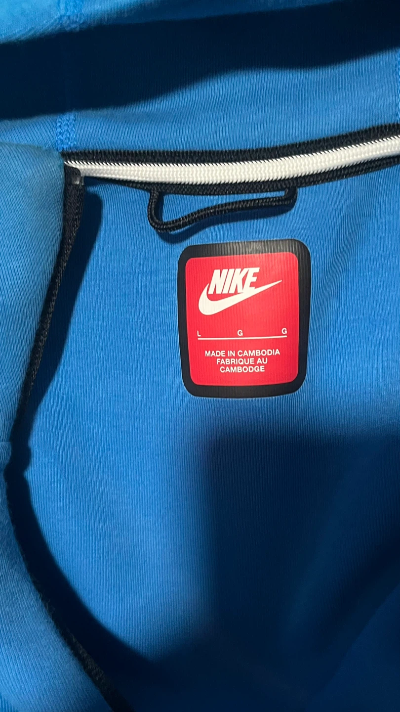 Nike Tech Fleece Full-Zip Hoodie Blue - photo 2