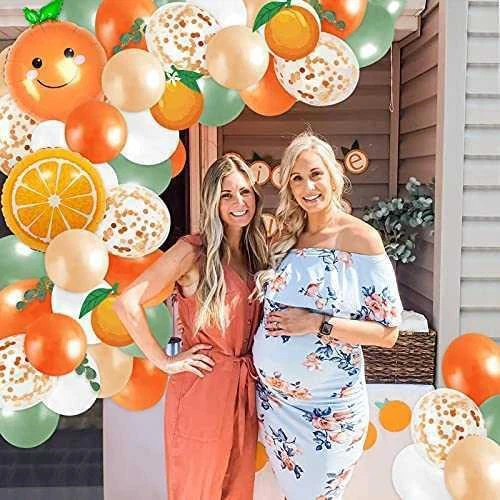 Orange and Citrus Themed Balloon Garland Kit - photo 2